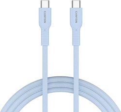 Canyon USB 2.0 USB-C male - USB-C 60W 1m (CND-CCAP60AB10LBL) Canyon USB 2.0 USB-C male - USB-C 60W 1m (CND-CCAP60AB10LBL)