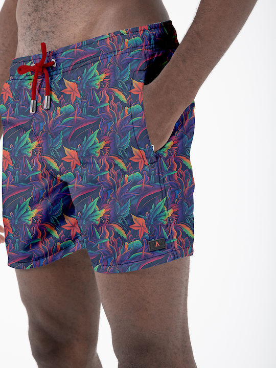 Costum de Baie Bărbați Pantaloni Scurți Multicolor