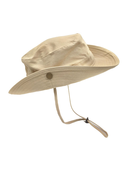 Gift-Me Fabric Women's Bucket Hat Beige