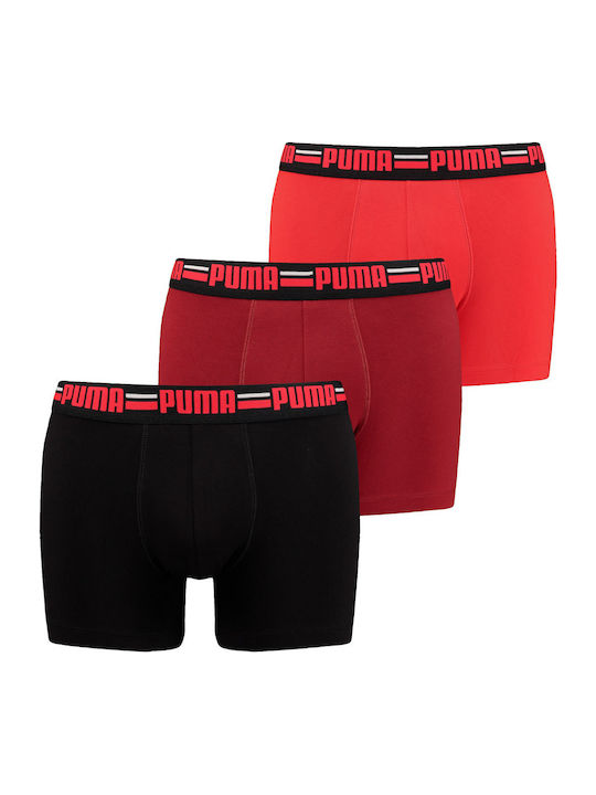 PUMA Basic Ανδρικά Μποξεράκια Πολύχρωμα 3Pack