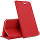 Forcell Luna Wallet Metallic Red for Galaxy A32 5G