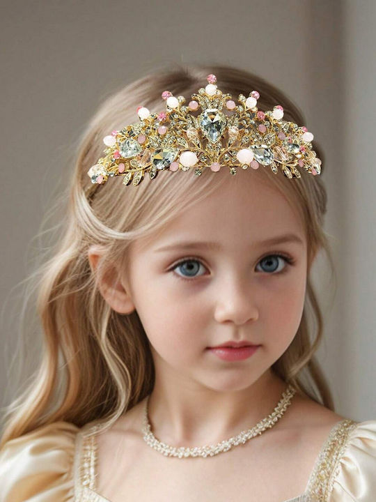 TakTakBaby Pink Kids Headband with Crown