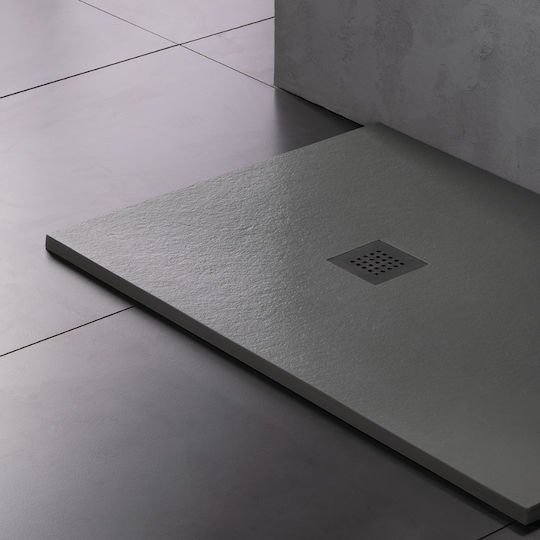 Sirene Artificial Stone Shower Gray Cast Marble Slate 140x80x2.6cm