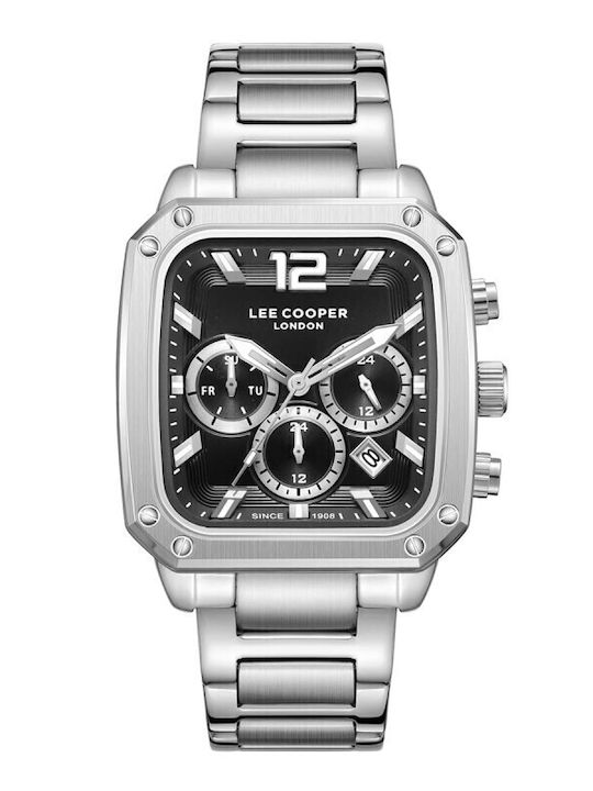 Lee Cooper Men's Watch Battery with Silver Meta...