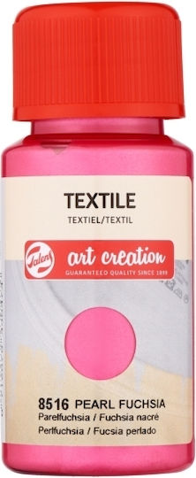 Talens Tac Textile Paints 50ml Pearl & Neon 8516 Pearl Fuchsia