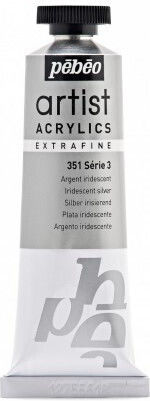 Ακρυλικο Pebeo 37ml Extra Fine Metallic Silver