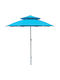 Garten- und Terrassen-Sonnenschirm Rundschreiben Aluminium Hellblaue Φ2.4m