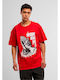 Mj Gonzales Mjg Heavy Oversized Tee Pray You Cityred Fw25 Mjg12155-00491
