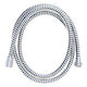 Double Safety Bathroom Shower Hose St.st Cone Black Chrome Interflex 022837 1.50m Blister