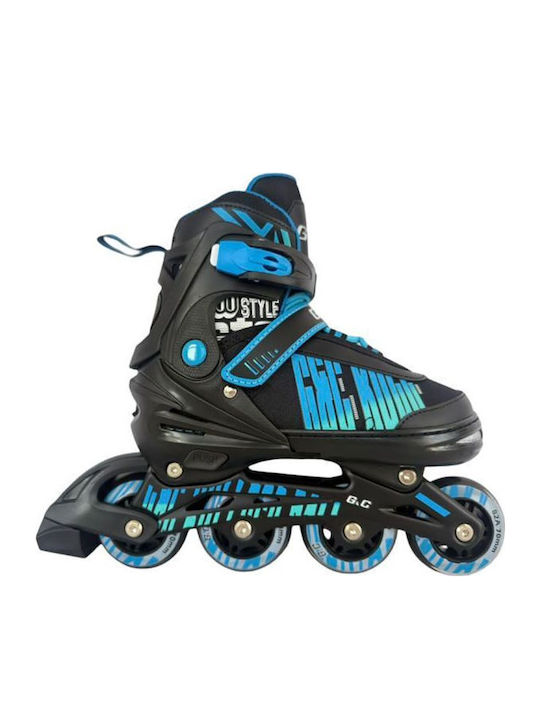 Nils Inline Αυξομειούμενα Rollers Μαύρα Παιδικά