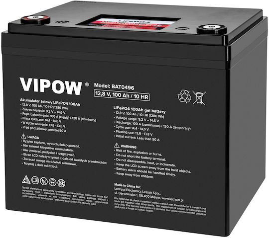 Lech Μπαταρία UPS με Χωρητικότητα 100Ah και Τάση 12V BAT0496 1τμχ