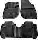 Race Axion Set of Front and Rear Mats 4pcs Tray Type for Honda HR-V 2021 Black