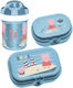 Koziol Feeding Set made of Melamine Blue 3pcs