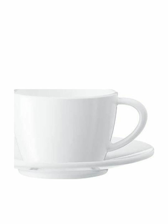Jura Σετ Φλιτζάνια Καφέ από Πορσελάνη Καφέ 170ml 2τμχ