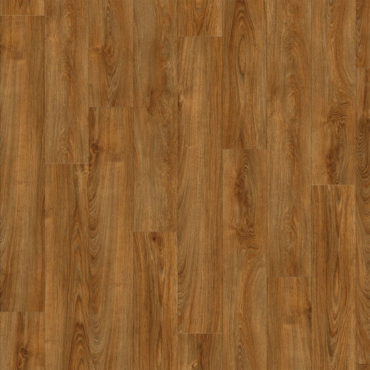 Decostar Set Plastic Floor Vinyl with 1 Strips L132cmxW19.6cm Brown