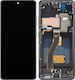 Madrid Papel Екран със Сензорен Механизъм за Samsung Galaxy S21 Ultra 5G G998 (Черен)