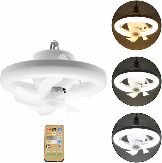 Rixme Closed Type (Ceiling Light) 26cm With Light White