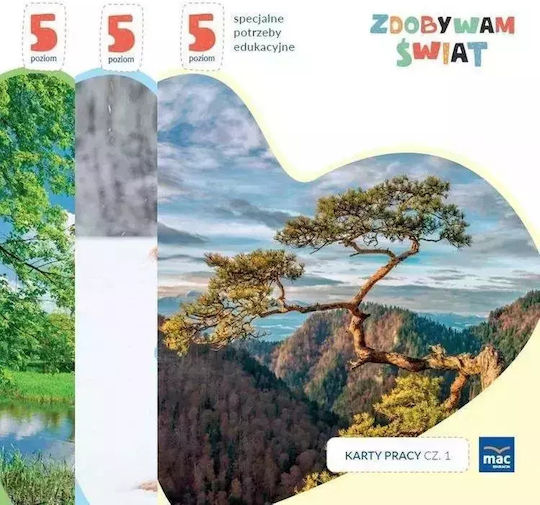 Zdobywam Świat. Karty Pracy Cz.1-3 Poziom 5
