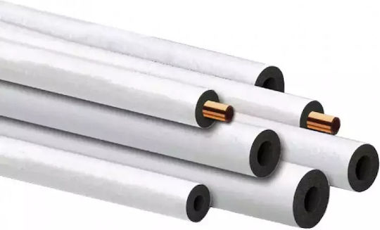 Rohrisolierungen Ø28x9mm Weiße Ummantelung 2 Meter Lamdaflex