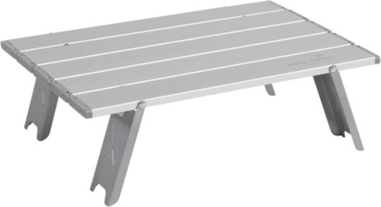 Easy Camp Table Aluminum for Camping Foldable 41x29x13cm Silver