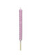 Candles Cintronella Bamboo Stick 2.4x2.4x50cm Pink Kaeming