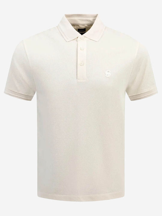 Hugo Boss Polo Short Sleeve Blouse Open White 50533355-131