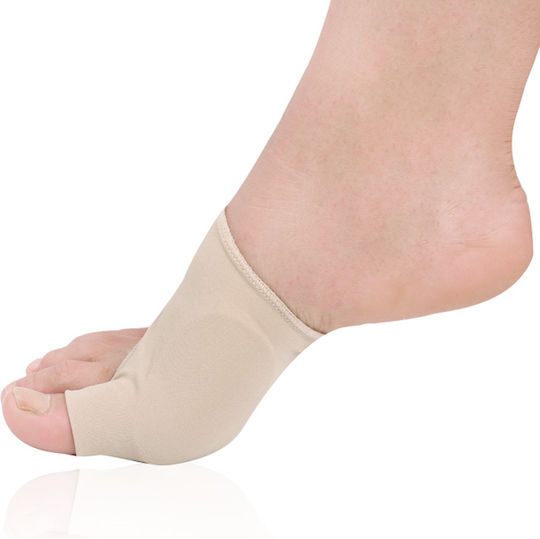 Set 2 Protectoare Pentru Bunion Din Silicon Șosete Bej Mărimea 41-45