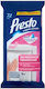 Wet Wipes for Plastic Laminated Surfaces 72 Pieces Pack Presto Antistatic Effect