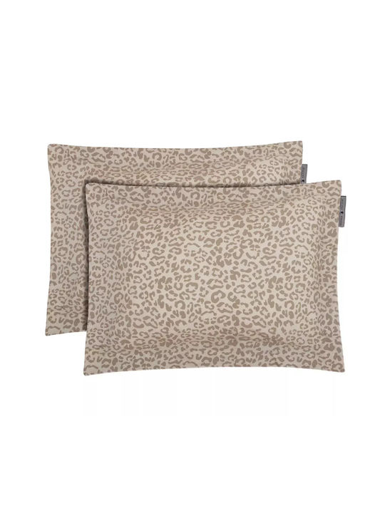 Greenwich Polo Club 2289 Σετ Μαξιλαροθήκες Oxford Taupe 50x70εκ.