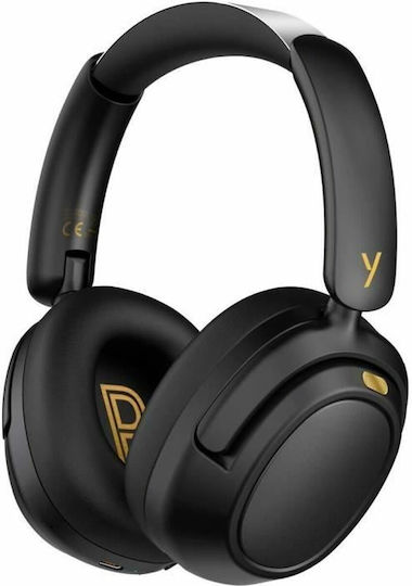 Yenkee YHP 21BT Ασύρματα Bluetooth Over Ear Ακουστικά με 80 ώρες Λειτουργίας Μαύρα