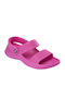 Women's Flip Flops Style Sandals in Fuchsia Color