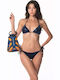 Set Bikini Triangle & Brazil Navy Blue