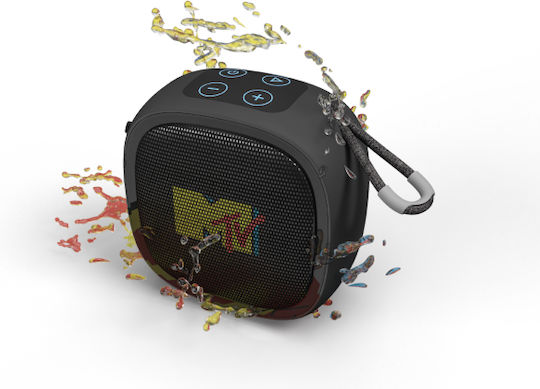 SBS JAZ MTV Ηχείο Bluetooth 5W με Διάρκεια Μπαταρίας έως 4 ώρες Μαύρο