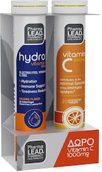 Pharmalead Vitamin C 1000mg Lemon 2 x 10 effervescent tablets