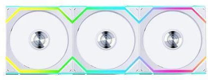 Lian Li Uni Fan Sl-inf Reverse Blade Case Fan 120mm (2300rpm) with ARGB Lighting and 4-Pin PWM / 3-Pin Connection 3pcs White