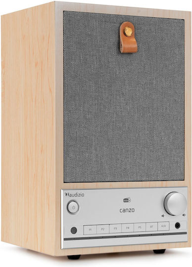 Audizio Canzo Tabletop Radio Electric DAB+ with Bluetooth Wood