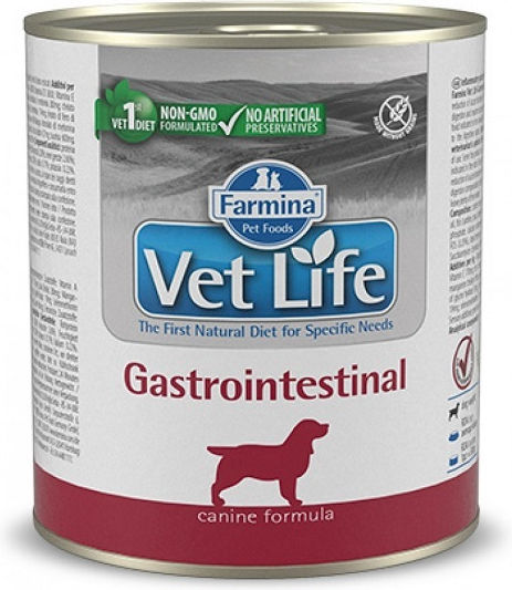 Farmina Vet Life Gastrointestinal Wet Food Dogs in Cans 6x300gr
