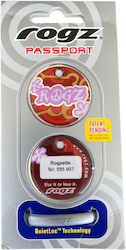 Rogz Instant Id-Tagz Choc Weiblich Große 3,5cm Hunde-Identifikationsmarken