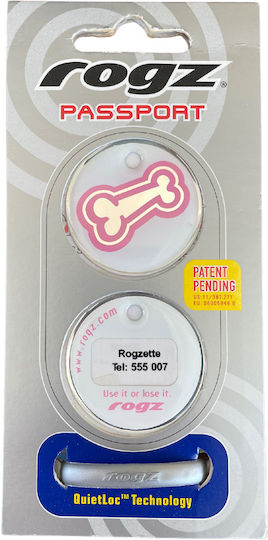 Hunde-Identifikationsmarken Rogz Instant Id-tagz Icecream Bones Groß 3,5cm