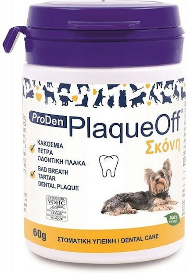 Plaque Off Dog Dental against Bad Breath 60gr