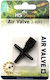Hs Aqua Air Valve 2-Way 4-6 Mm Air Adjustment Tubing 4/6 Mm Double Splitter 1 3 Black