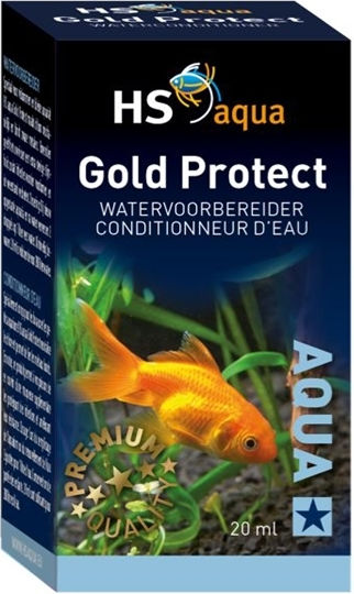 Отстраняване На Хлор Защита На Кожата На Рибите Hs Aqua Gold Protect 20 Ml 200 L