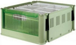2 GR Vogelkäfig Tino Innenfutter Futter- und Wasserbehälter & 2 Türen Hinten 2 GR Vogelkäfig Tino Innenfutter Futter- und Wasserbehälter & 2 Türen Hinten
