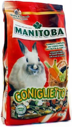 Coniglietto Manitoba 1kg Πλήρης Τροφή Κουνέλια
