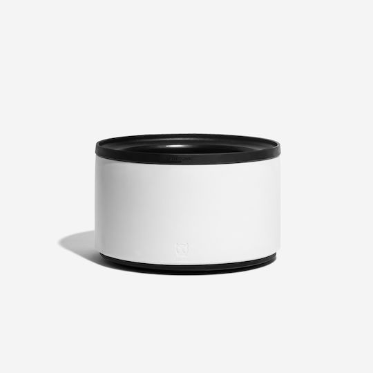 Zee-Dog Bowl Food & Water for Dog 2lt 19cm in White Color