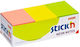 Bunte Aufkleber Stick N Neon 3 Farben 3,8x5cm