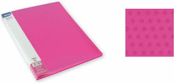 Soft Embossed A4 Display Book 30 Plastic Sleeves Pp Dots Pink Sp-75036 Spree Soft Embossed A4 Display Book 30 Plastic Sleeves Pp Dots Pink Sp-75036 Spree