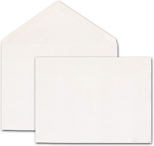 Archetypon Envelope Correspondence with Adhesive 1pcs in White Color