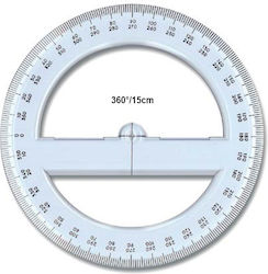 Arda Протрактор 15см 360о 297ss