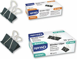 Metallische Schwarze Büroklammern Ωμέγα 32mm Spree 12 Stück 82032 Spree